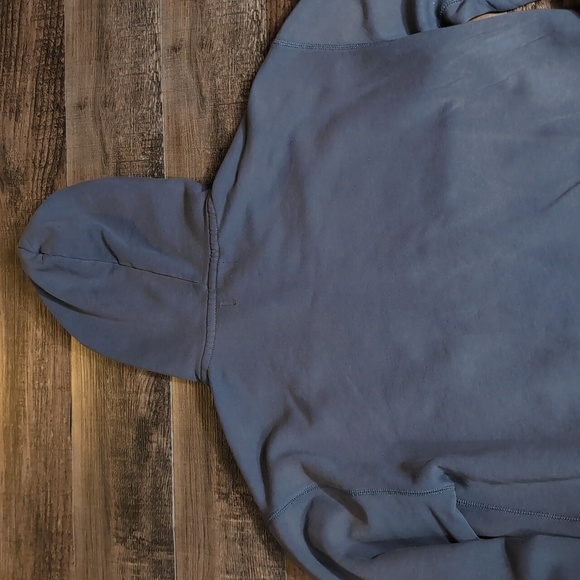 Vintage Polo Ralph Lauren Zip Up Fleece Hoodie Size Large-Tall Sun Fade Dye - Picture 8 of 11